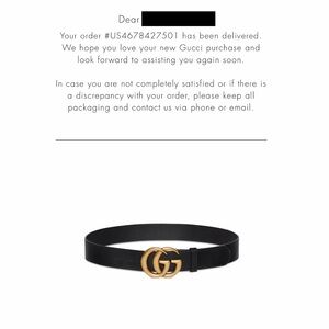 Gucci Marmont Wide Black Leather Belt with Double G Gold Buckle